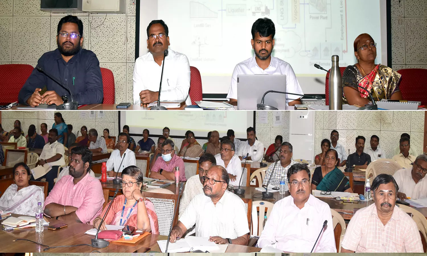 அனைத்துத்துறை அலுவலர்களுடனான மாவட்ட உயர்மட்ட குழுக் கூட்டம் அனைத்துத்துறை அலுவலர்களுடனான மாவட்ட உயர்மட்ட குழுக் கூட்டம்