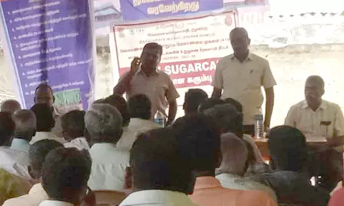 திருச்செங்கோடு வேளாண்மை துறை சார்பில் கரும்பு சாகுபடி தொழில் நுட்ப பயிற்சி