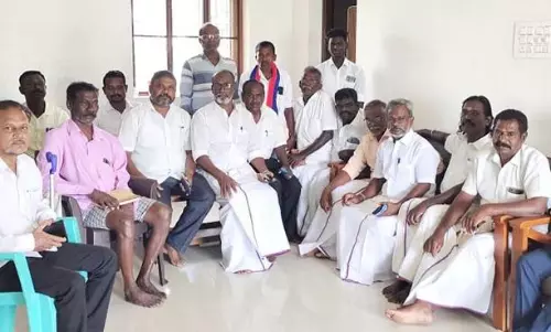 வி.சி.க. நிர்வாகிகளுடன் புதிய மாவட்ட செயலாளர் சந்திப்பு