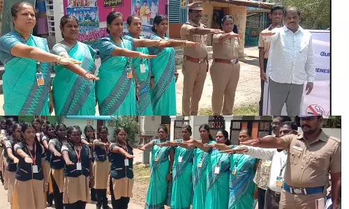 மாணவர்கள் விழிப்புணர்வு பேரணி