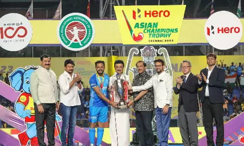 போராடி திரில் வெற்றி பெற்ற இந்திய அணிக்கு வாழ்த்துக்கள் - மந்திரி அனுராக் தாக்கூர் டுவீட்