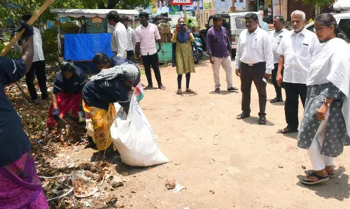 பெரம்பலூரில் தூய்மை பணி இயக்கம்