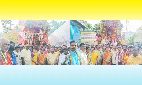 புதுப்பேட்டை படவேட்டு எல்லையம்மன் கோவில் தேரோட்டம்