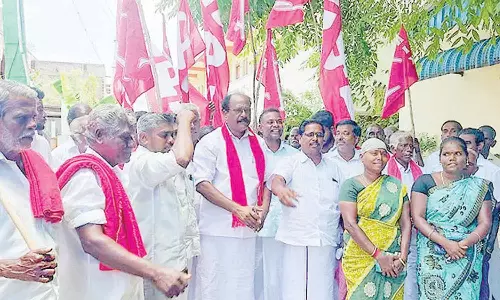 வேதாரண்யத்தில், ஆர்ப்பாட்டம்