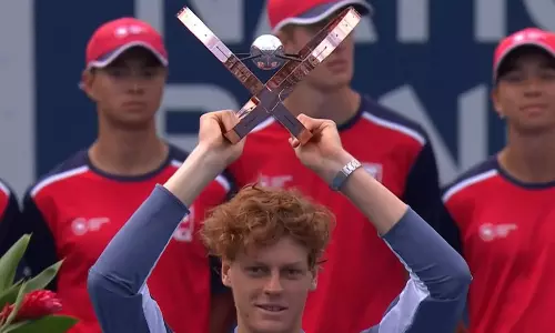 கனடா ஓபன் டென்னிஸ் - சாம்பியன் பட்டம் வென்றார் ஜானிக் சின்னர்