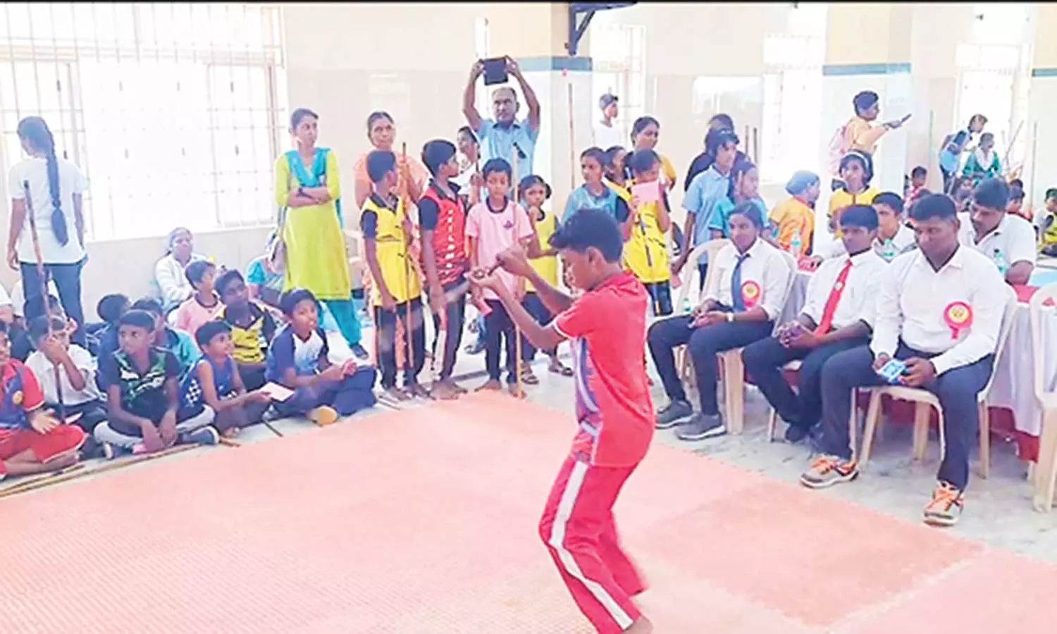 வேளாங்கண்ணியில், தேசிய அளவிலான சிலம்ப போட்டி வேளாங்கண்ணியில், தேசிய அளவிலான சிலம்ப போட்டி