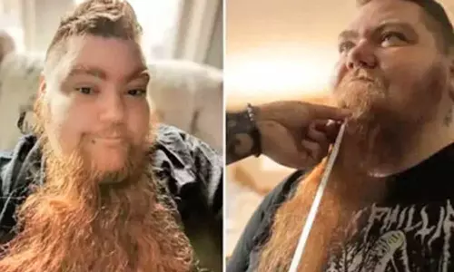 மிக நீளமான தாடிக்காக கின்னஸ் சாதனை படைத்த அமெரிக்க பெண்