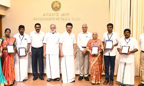 அரியனேந்தல் ஊராட்சிக்கு முதல்-அமைச்சர் மு.க.ஸ்டாலின் விருது
