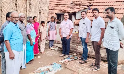 தெருவிளக்கு வெளிச்சத்தில் படித்த மாணவி வீட்டுக்கு மின்விளக்கு வசதி