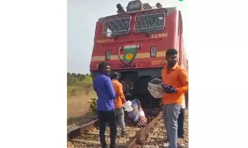 திண்டுக்கல் அருகே ரெயிலில் அடிபட்டு வாலிபர் பலி