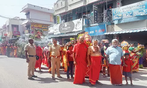 வேடசந்தூரில் கஞ்சிக்கலய ஊர்வலம்