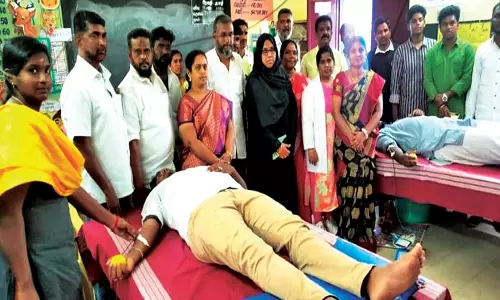 திண்டுக்கல்லில் ரத்ததான முகாம்