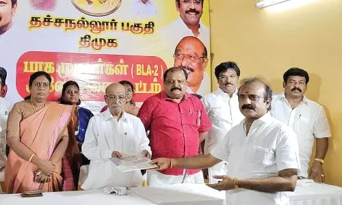 நெல்லையில் தச்சநல்லூர் பகுதி தி.மு.க. பாக முகவர்கள் கூட்டம்