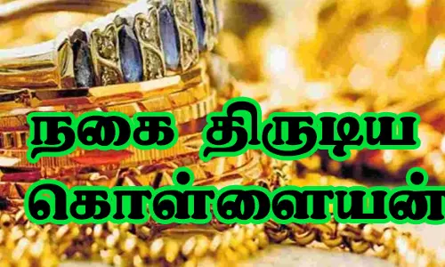 சேலத்தில் வீட்டுக்குள் புகுந்து நகை திருடிய கொள்ளையன்