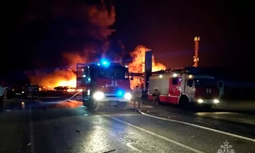 ரஷியாவில் எரிவாயு நிலையத்தில் வெடி விபத்து- 12 பேர் உயிரிழப்பு