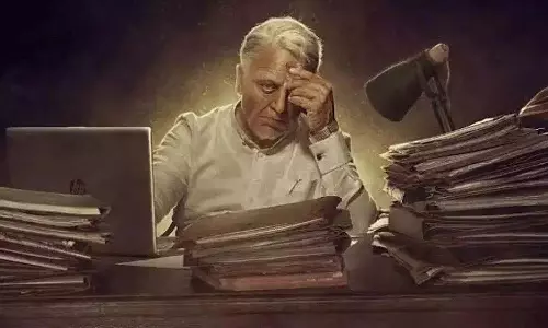 கேஷுவலான லுக்கில் கமல்.. ட்ரெண்டாகும் இந்தியன்- 2 போஸ்டர்