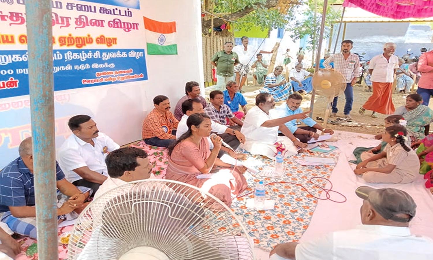 கடையம் பகுதியில் சுதந்திர தினவிழா Independence Day celebration at