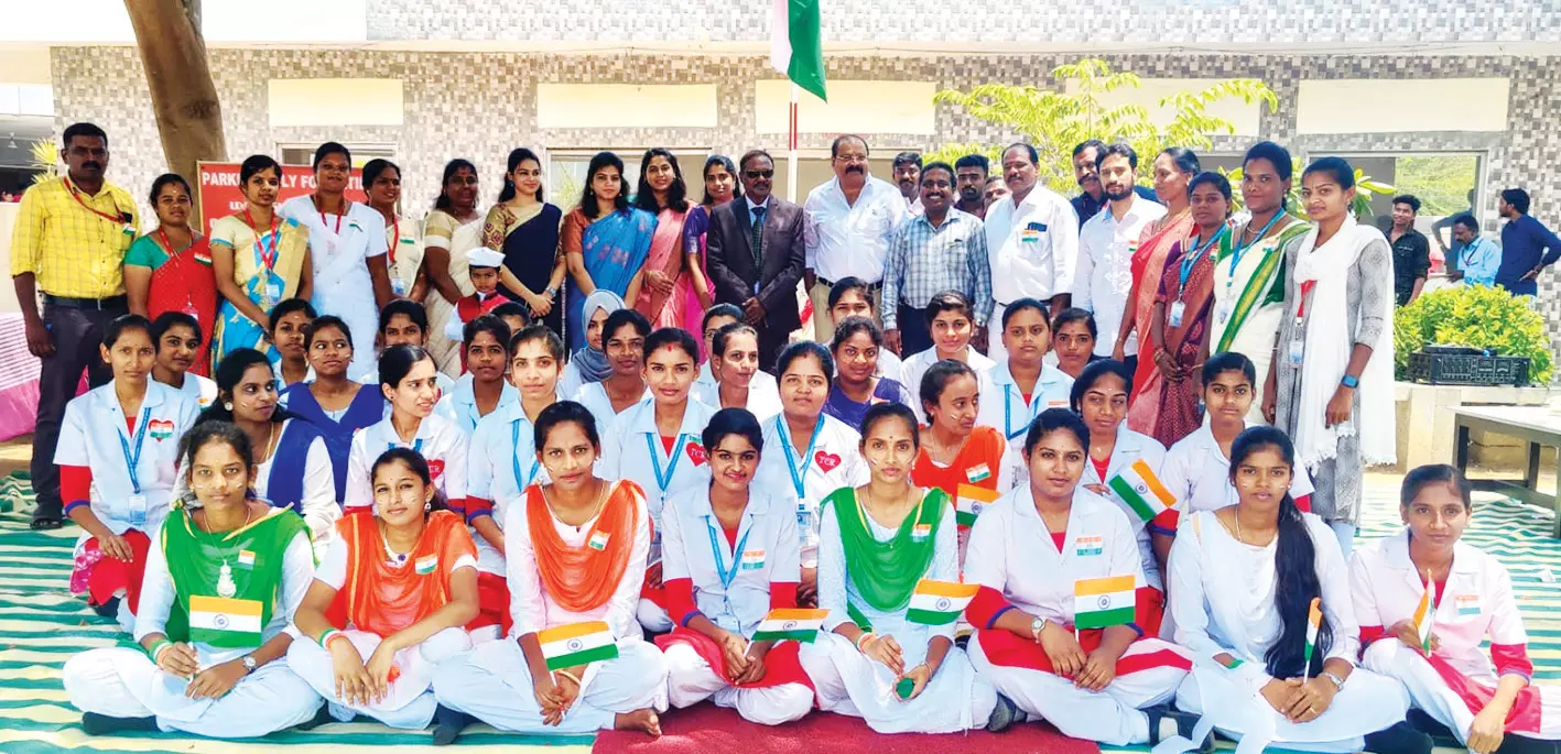 டி.சி.ஆர். மருத்துவமனையில் சுதந்திர தின விழா