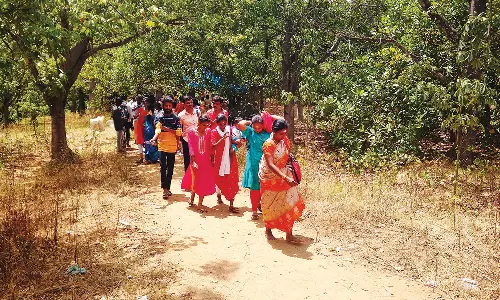 ஆடி அமாவாசைக்காக உப்புத்துறை வழியாக சதுரகிரி கோவிலுக்கு சென்ற பக்தர்கள்