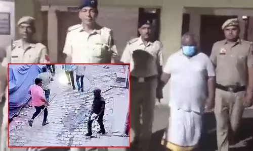 நூ வன்முறை: ஓடஓட விரட்டி பஜ்ரங் தள தலைவரை கைது செய்த போலீசார்- வீடியோ