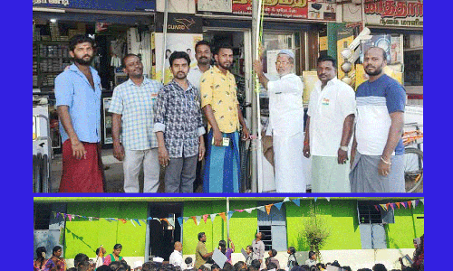 தொண்டியில் சுதந்திர தின விழா