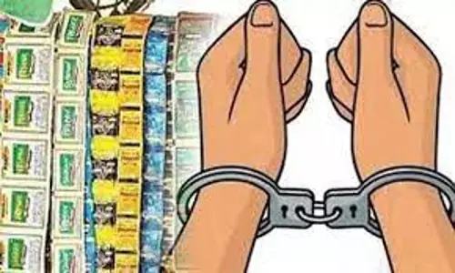 புகையிலை பொருட்கள் விற்ற 2 பேர் கைது