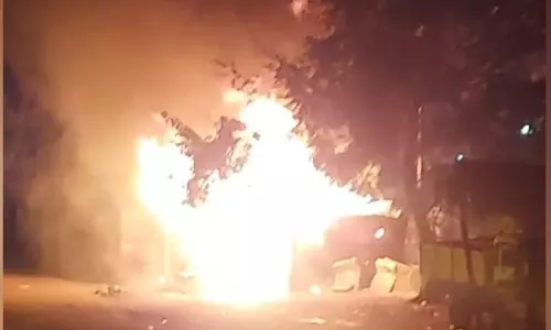 கோவை ஓடந்துறை டீக்கடையில் பயங்கர தீ விபத்து