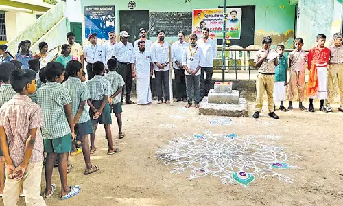 திருத்துறைப்பூண்டி அரசு பள்ளியில் சுதந்திர தினவிழா