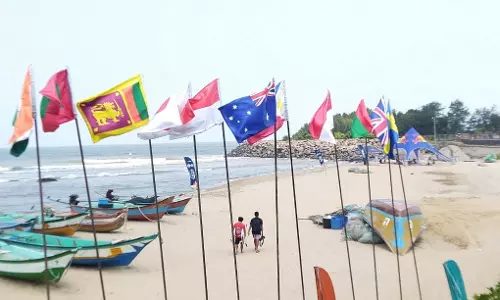 மாமல்லபுரத்தில் சர்வதேச சர்பிங் லீக் போட்டி- இறுதிப்போட்டிக்கு தகுதிப்பெற்றது ஜப்பான்