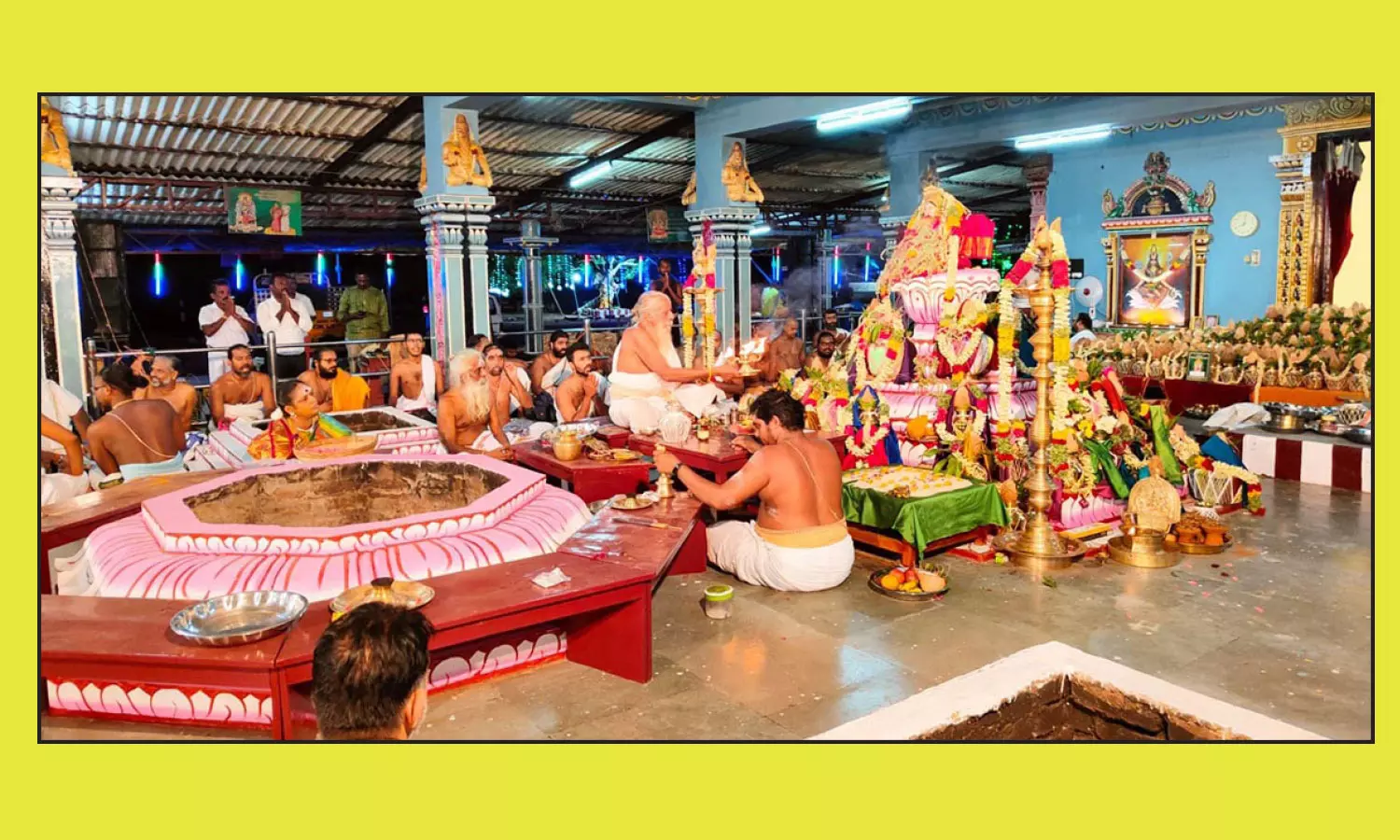 பிரத்யங்கிரா தேவி கோவிலில் சகஸ்ர சண்டி யாகம்