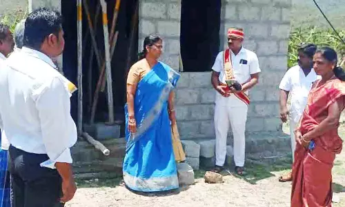 வளர்ச்சி திட்ட பணிகளை கலெக்டர் ஆய்வு