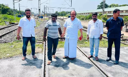 ரெயில்வே தண்டவாளப் பாதை சீரமைப்பு