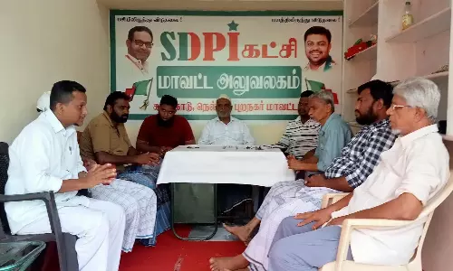 களக்காட்டில் எஸ்.டி.பி.ஐ. கூட்டம்