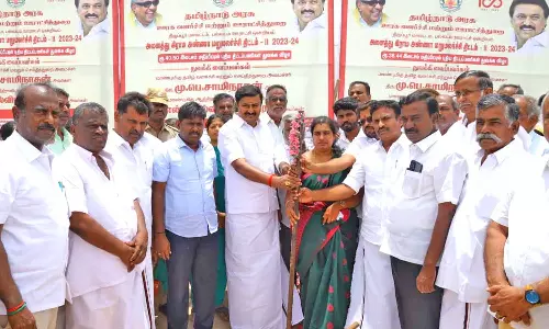 பொங்கலூர்,பல்லடம் ஊராட்சி,சாமளாபுரம் பேரூராட்சி பகுதிகளில் 47 புதிய திட்டப்பணிகள் அமைச்சர்  தொடங்கி  வைத்தார்