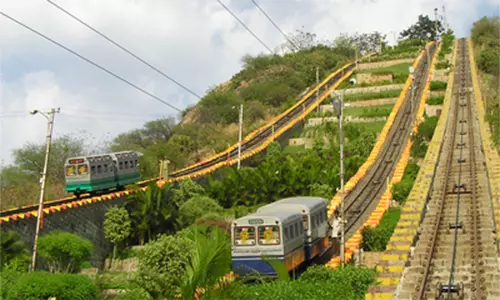 பழனி மலைக்கோவிலில் 75 பேர் பயணிக்கும் மின் இழுவை ரெயில் சோதனை ஓட்டம்