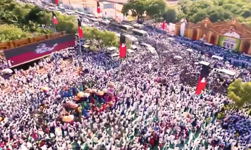 மாநாட்டுக்கு திரண்டு வந்தவர்களால் வெறிச்சோடி காணப்பட்ட கிராமங்கள்