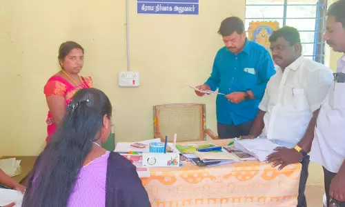 கந்தர்வகோட்டை தாசில்தார் திடீர் ஆய்வு