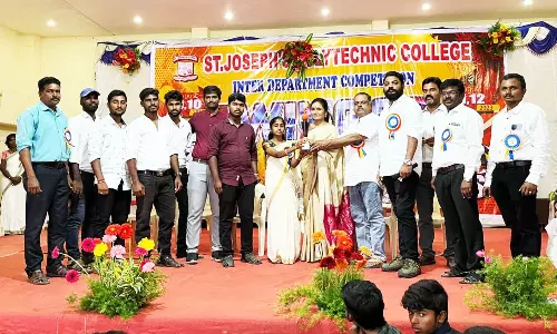 செயிண்ட் ஜோசப் பாலிடெக்னிக் கல்லூரியில் மாணவர்களுக்கு இடையேயான போட்டிகள்
