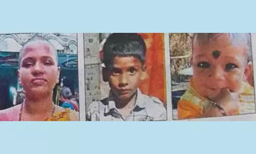 கடலில் நாட்டுப் படகு கவிழ்ந்து- தாய், 2 மகன்கள் மூழ்கினர்