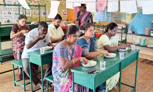 பிள்ளையார்நத்தத்தில் காலை சிற்றுண்டி திட்ட பணிகள் ஆய்வு