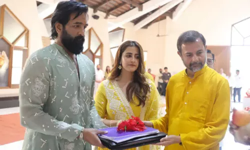 நடிகர் விஷ்ணு மஞ்சுவின் கனவு திரைப்படம் பூஜையுடன் தொடங்கியது