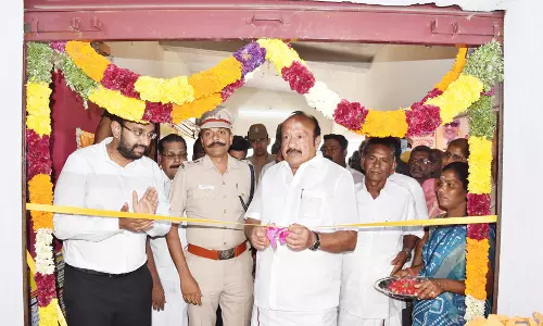 குறிஞ்சிப்பாடி பகுதிகளில் புதிய ரேஷன் கடைகள்:  அமைச்சர் எம்.ஆர்.கே. பன்னீர்செல்வம் திறந்து வைத்தார்