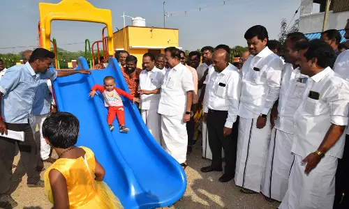 வளவனூரில் ரூ.30 லட்சம் செலவில் கட்டப்பட்ட பூங்கா திறப்பு விழா:அமைச்சர் பொன்முடி பங்கேற்பு