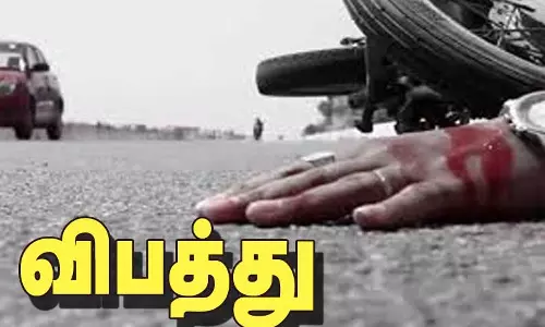 பைக் மீது டிராக்டர் மோதி வாலிபர் சாவு