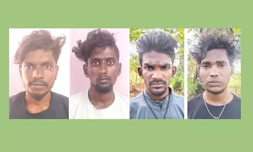 கஞ்சா கடத்திய 4 பேர் கைது