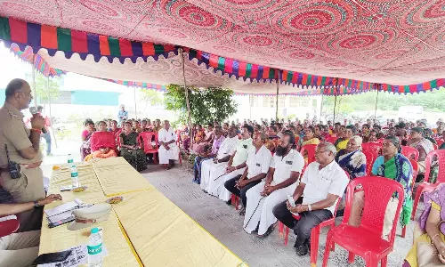 மது போதையால் தான் 80 சதவீத குற்றச்சம்பவங்கள்  -  தருமபுரி டி.எஸ்.பி பேச்சு