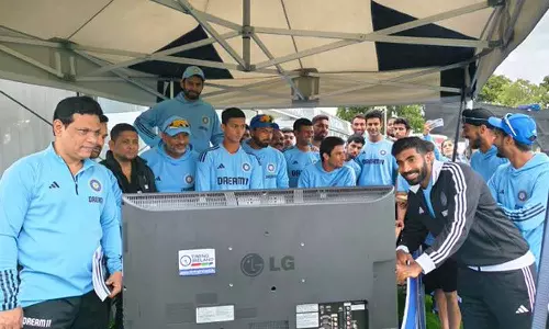 நிலவில் சந்திரயான்-3... நேரலையில் பார்த்து மகிழ்ந்த இந்திய வீரர்கள்