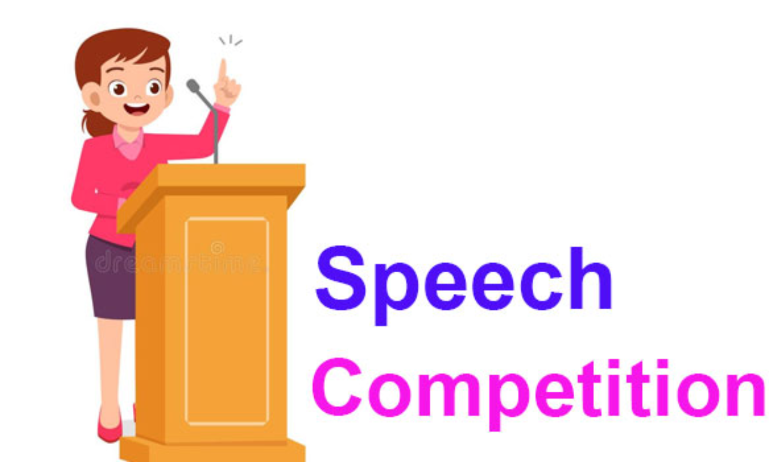 speech competition clipart