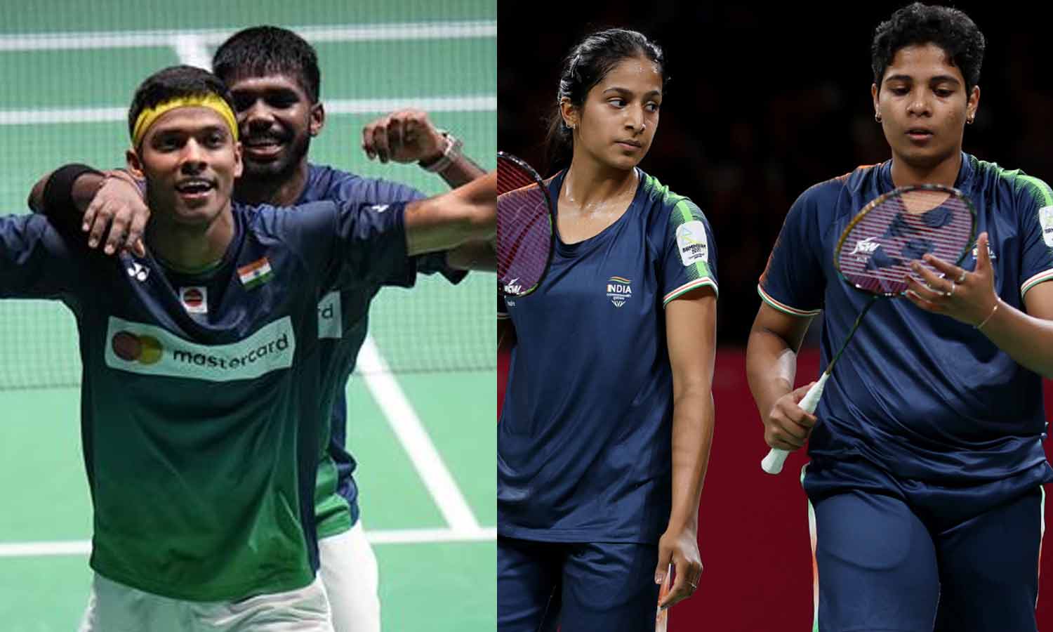 உலக பேட்மிண்டன் இரட்டையர் பிரிவு: இந்திய ஜோடிகள் அபார வெற்றி