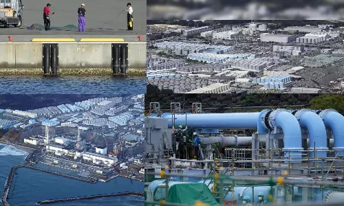 புகுஷிமா அணுஉலையில் இருந்து கதிரியக்க கழிவு நீர் பசிபிக் கடலில் திறந்து விடப்பட்டது